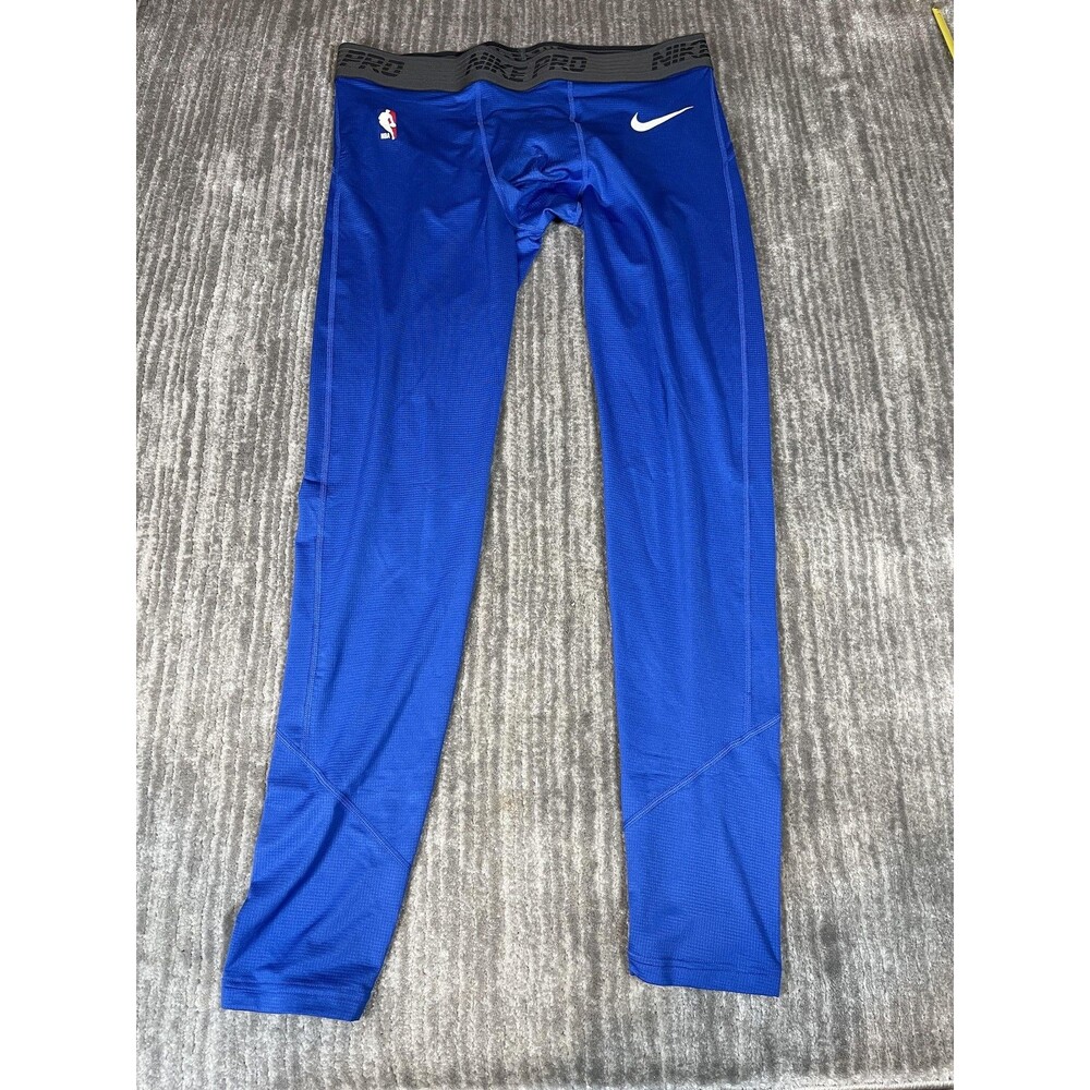 Nike Pro Compression Leggings Mens 2XL Blue Dri-FIT NBA Basketball CI0463-480